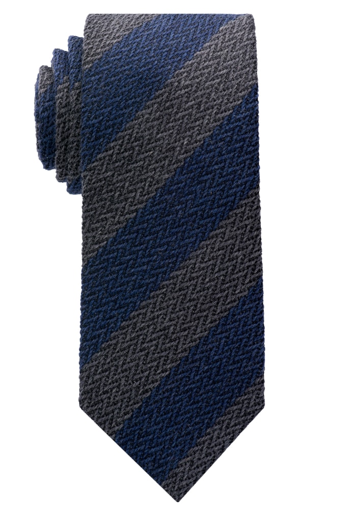Krawatte in blau strukturiert von ETERNA Mode GmbH