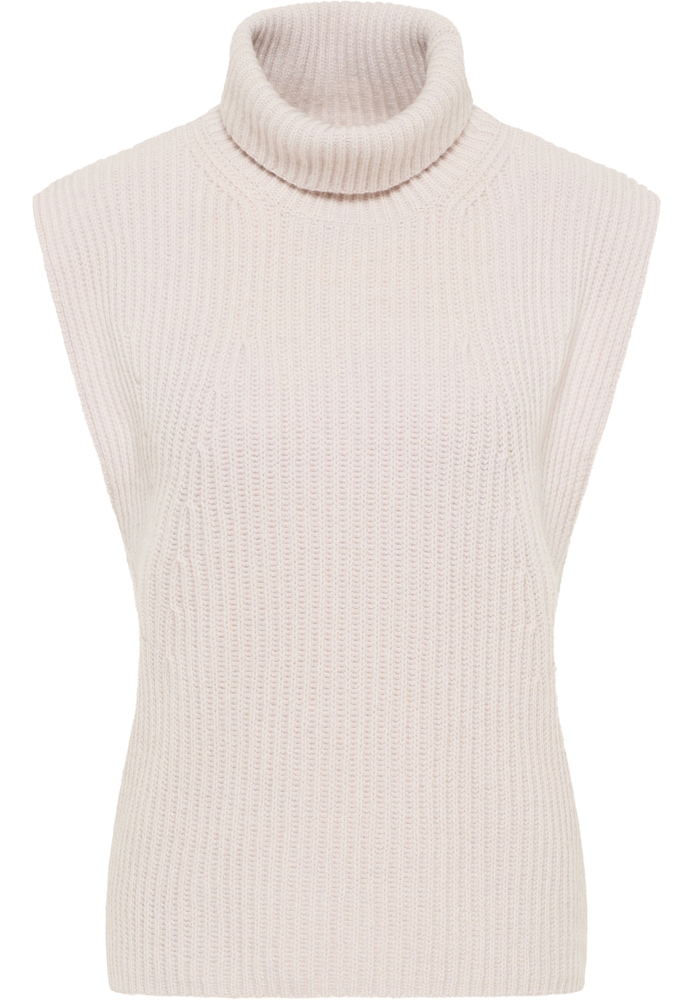 Strick Pullover in beige unifarben von ETERNA Mode GmbH