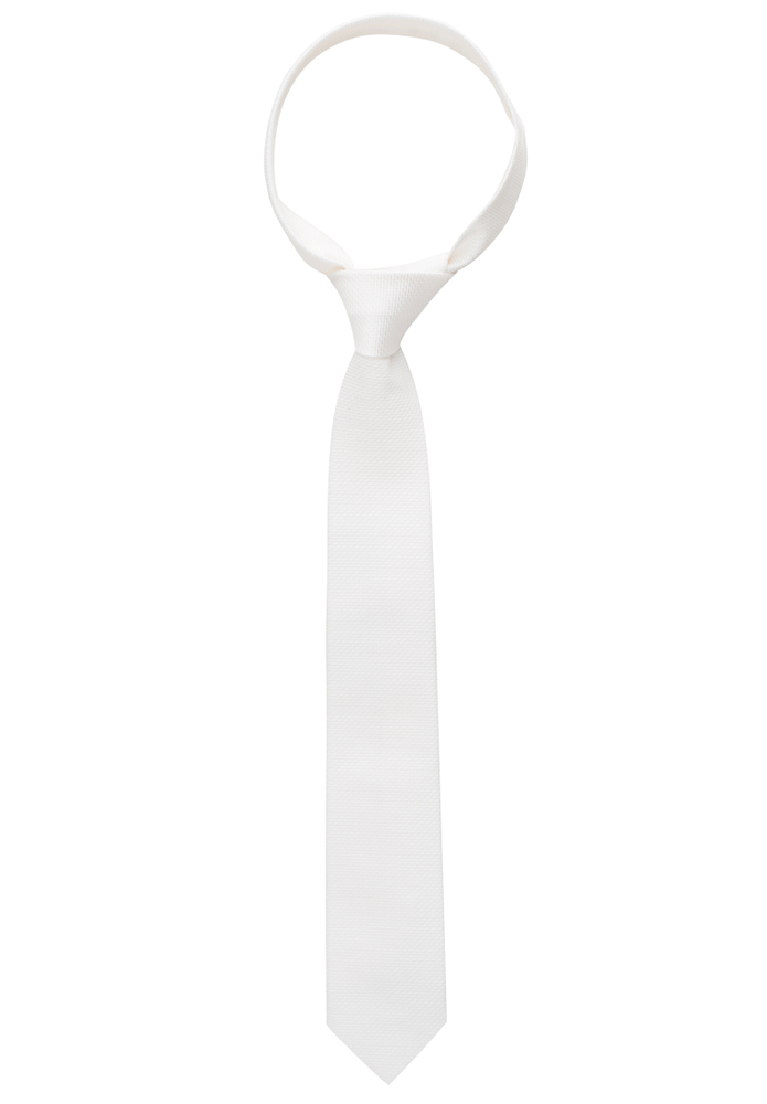 Krawatte in weiß strukturiert von ETERNA Mode GmbH
