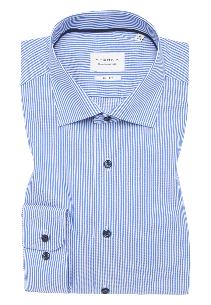 SLIM FIT Hemd in blau gestreift SLIM FIT Hemd in blau gestreift von ETERNA Mode GmbH