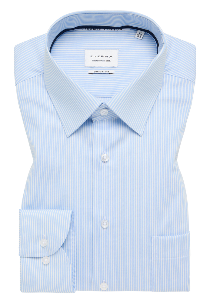 Hemd in himmelblau gestreift Hemd in himmelblau gestreift von ETERNA Mode GmbH
