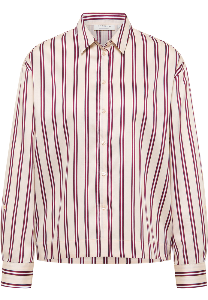 Hemdbluse in rot gestreift von ETERNA Mode GmbH