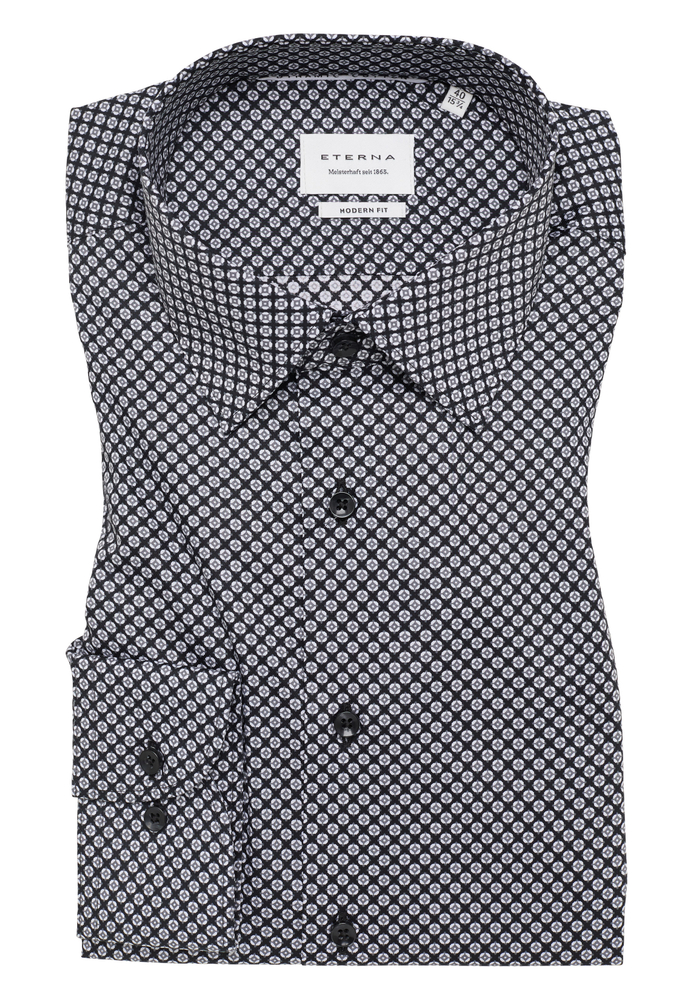 MODERN FIT Hemd in anthrazit bedruckt MODERN FIT Hemd in anthrazit bedruckt von ETERNA Mode GmbH