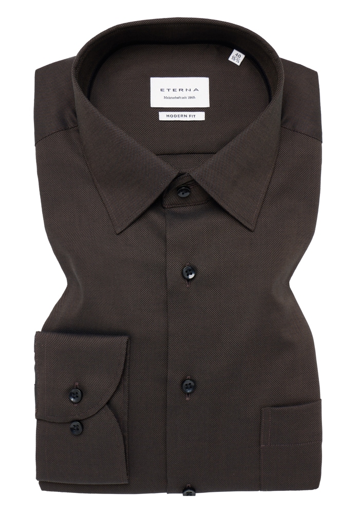 MODERN FIT Hemd strukturiert von ETERNA Mode GmbH