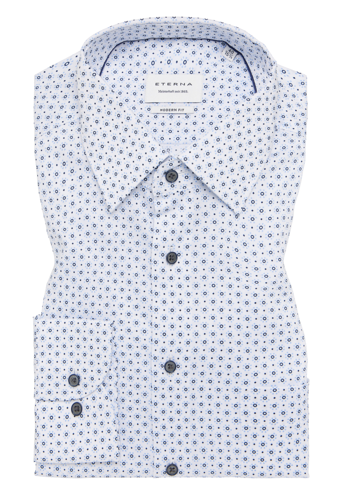 MODERN FIT Hemd in hellblau bedruckt von ETERNA Mode GmbH