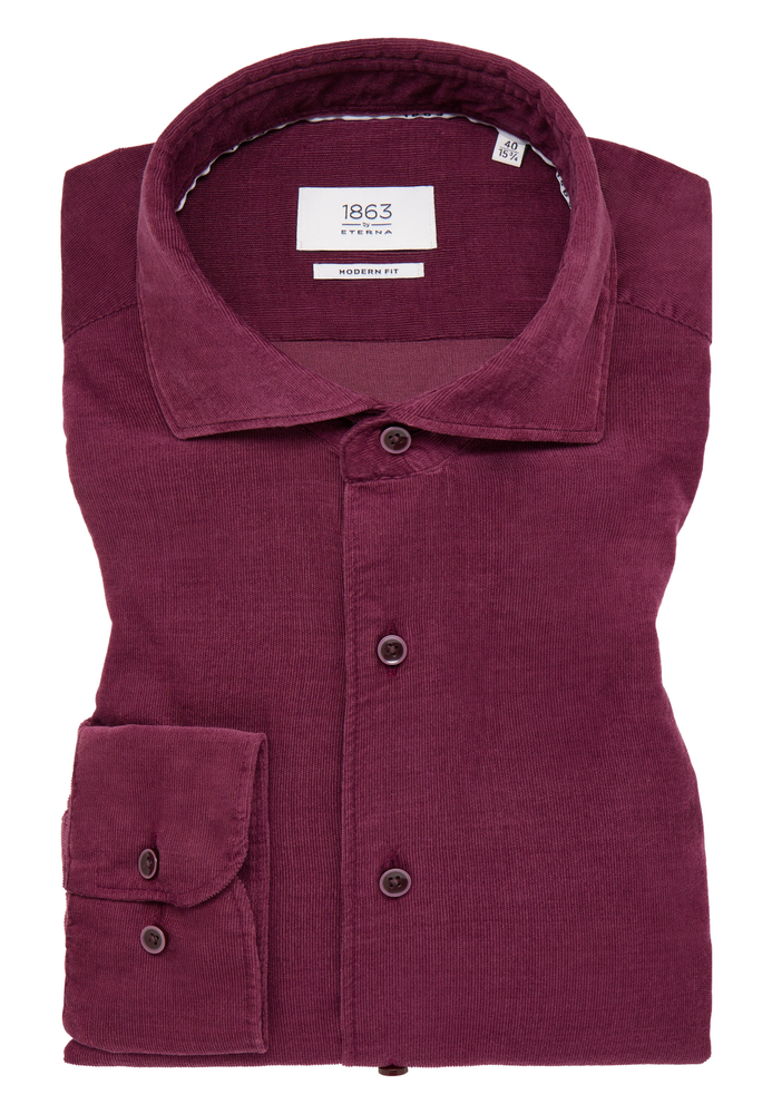 MODERN FIT Hemd in raspberry unifarben MODERN FIT Hemd in raspberry unifarben von ETERNA Mode GmbH
