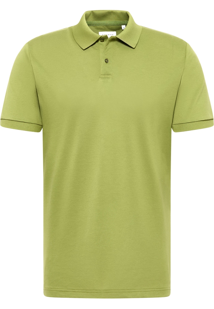 MODERN FIT Poloshirt in grün unifarben von ETERNA Mode GmbH