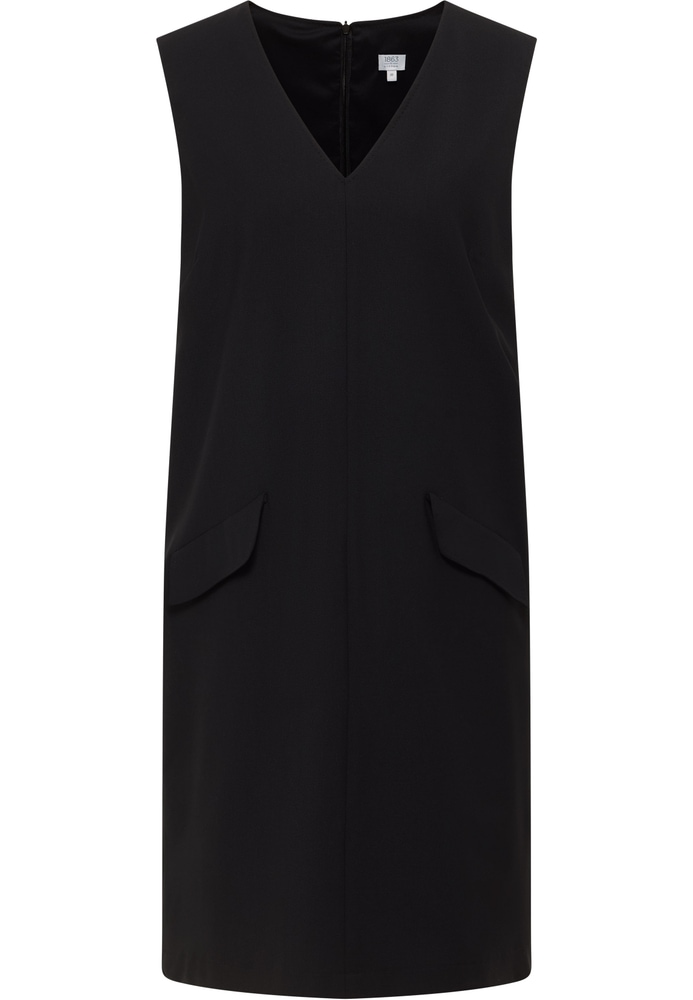 Midikleid in schwarz unifarben von ETERNA Mode GmbH
