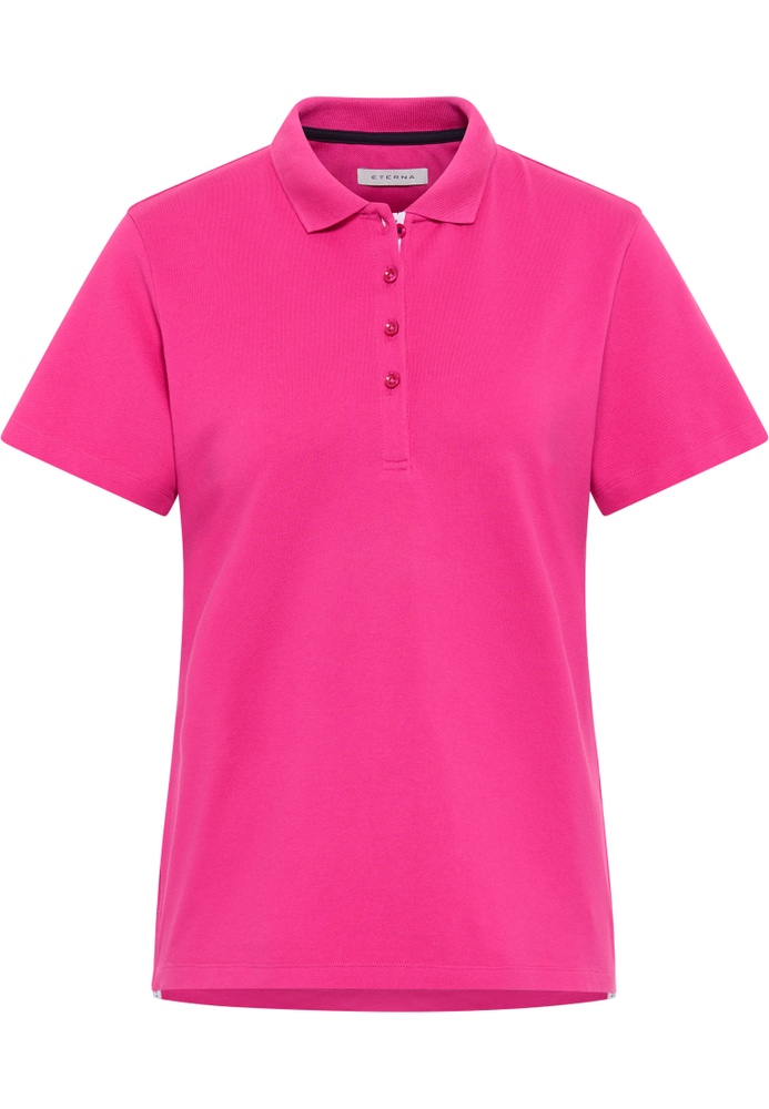 Poloshirt in pink unifarben von ETERNA Mode GmbH