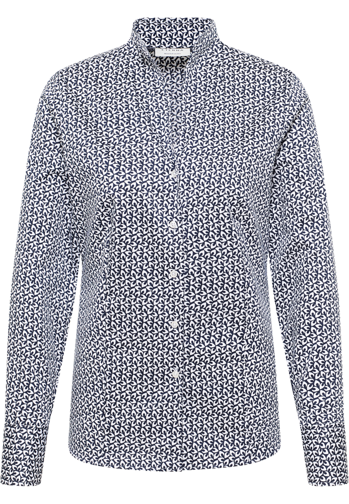 Hemdbluse in navy bedruckt von ETERNA Mode GmbH