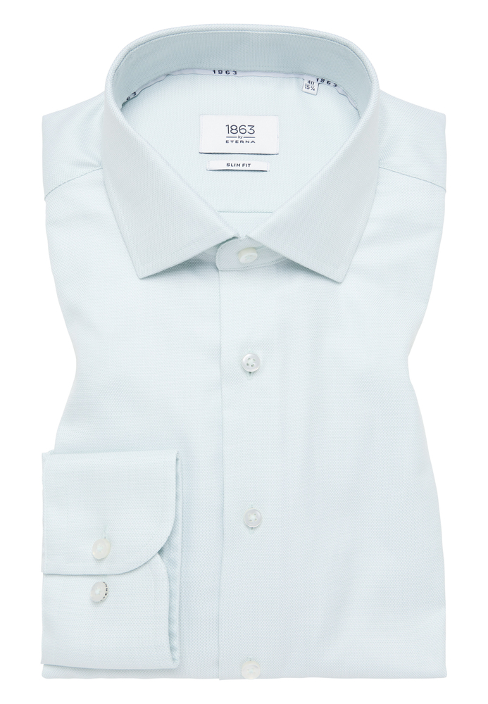 SLIM FIT Hemd in apfelgrün strukturiert SLIM FIT Hemd in apfelgrün strukturiert von ETERNA Mode GmbH
