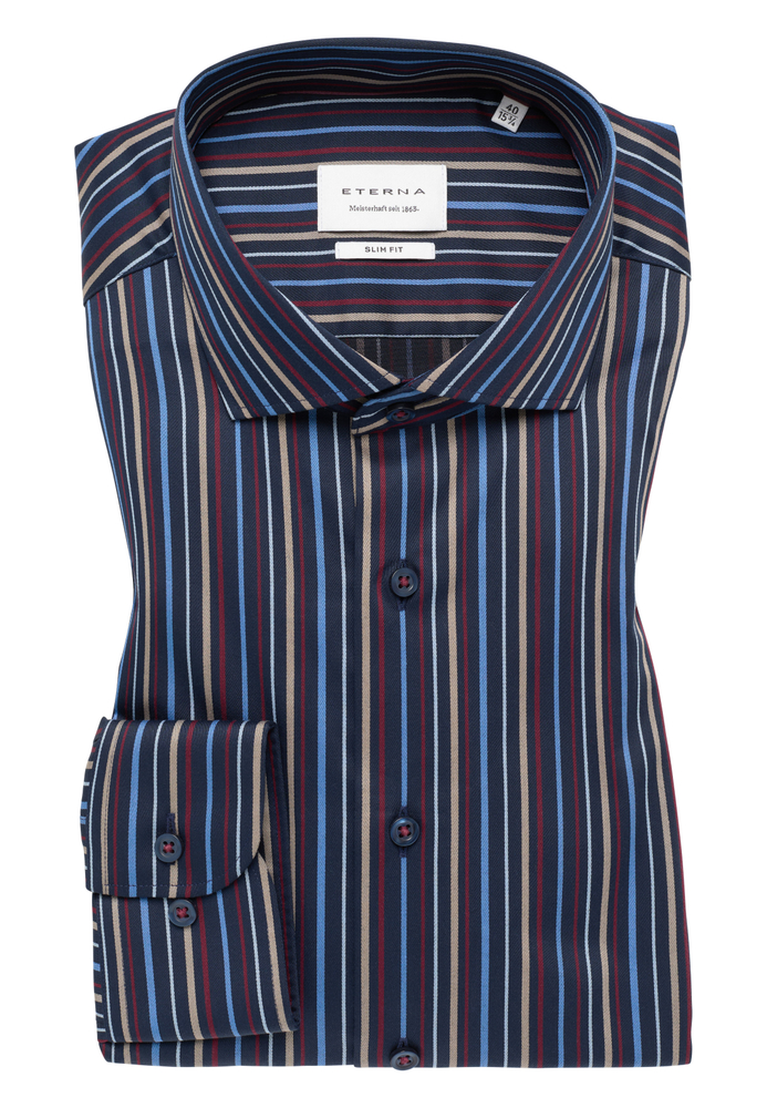 SLIM FIT Hemd in navy gestreift SLIM FIT Hemd in navy gestreift von ETERNA Mode GmbH