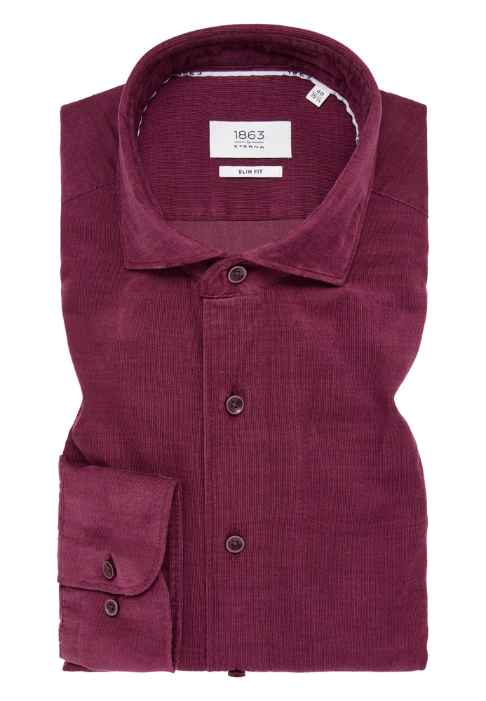 SLIM FIT Hemd in raspberry unifarben SLIM FIT Hemd in raspberry unifarben von ETERNA Mode GmbH