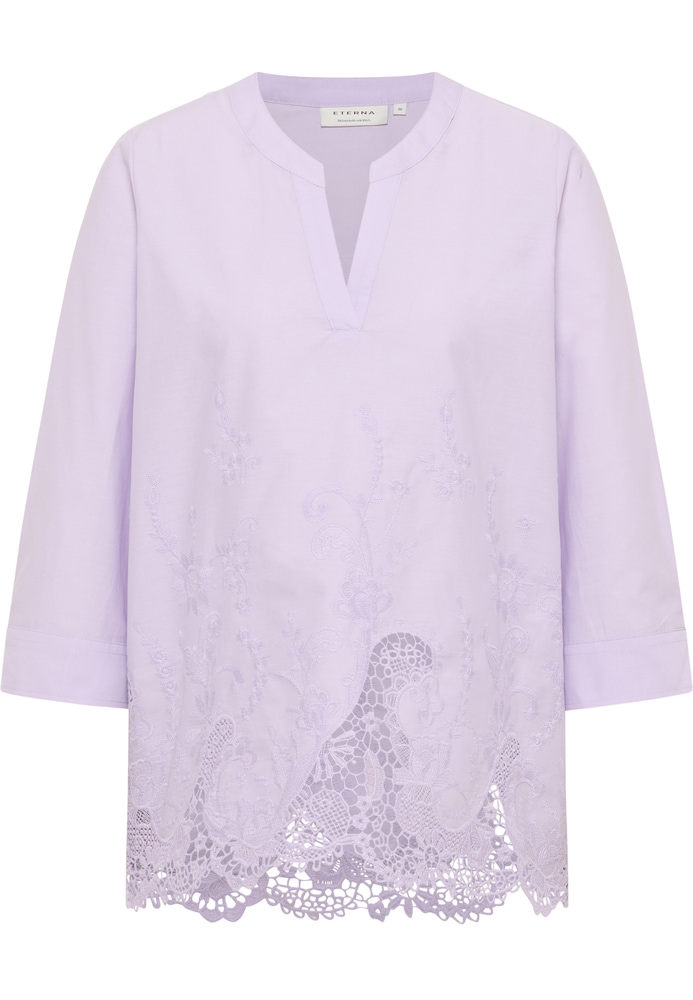 Schlupfbluse in lavender strukturiert Schlupfbluse in lavender strukturiert von ETERNA Mode GmbH