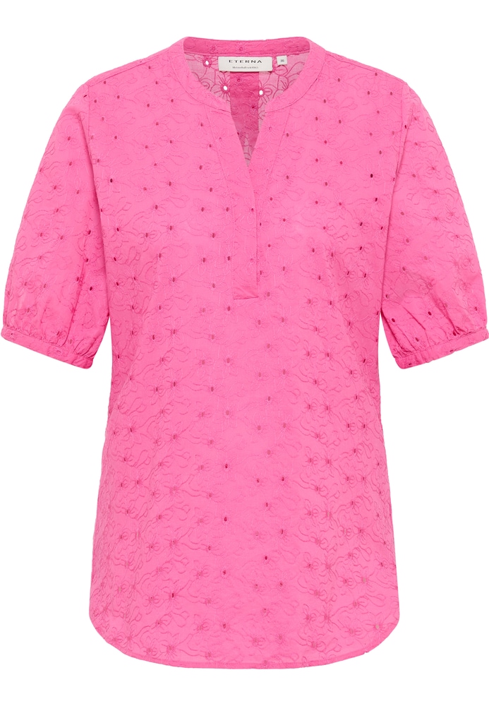 Schlupfbluse in pink strukturiert Schlupfbluse in pink strukturiert von ETERNA Mode GmbH