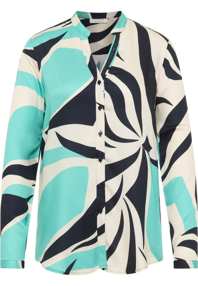 Tunika in türkis bedruckt von ETERNA Mode GmbH