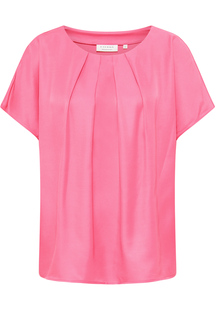 Viscose Shirt Bluse in magnolia unifarben von ETERNA Mode GmbH