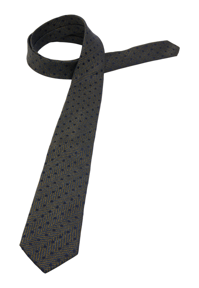 Krawatte in khaki strukturiert von ETERNA Mode GmbH