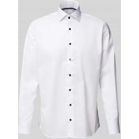 ETERNA Regular Fit Businesshemd aus Twill in Weiss, Größe 42 von Eterna