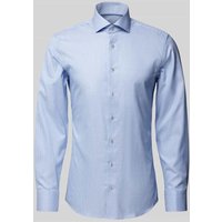 ETERNA Slim Fit Business-Hemd mit Haifischkragen in Bleu, Größe 41 von Eterna