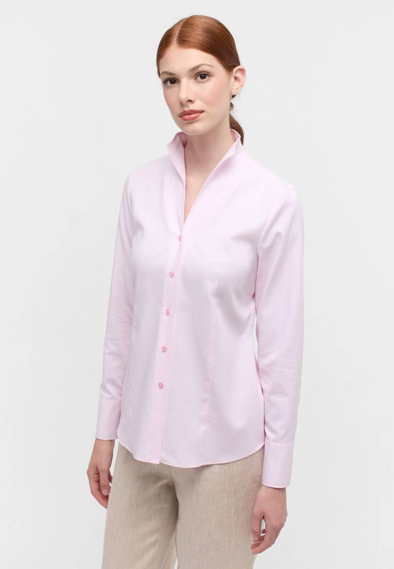 ETERNA - Bluse Jacquard Langarm rosa von ETERNA