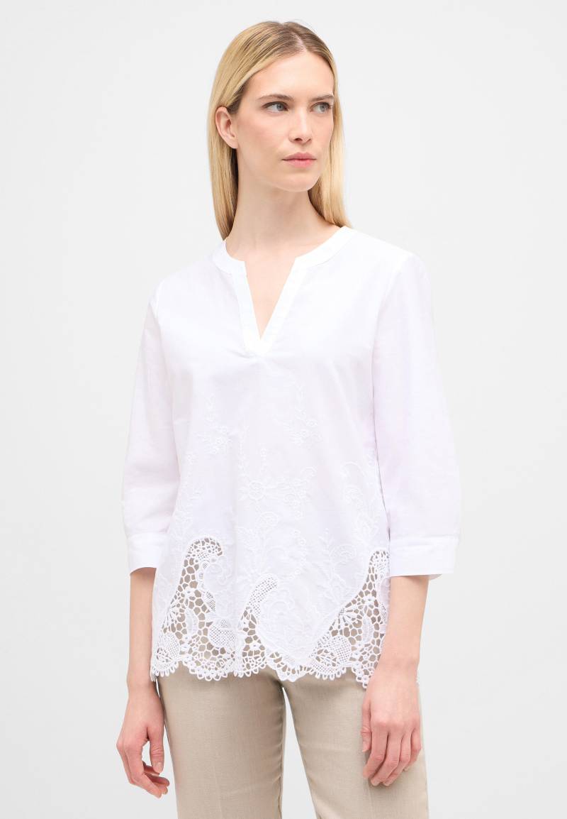 ETERNA - Bluse Lochstickerei 3/4-Arm weiß von ETERNA