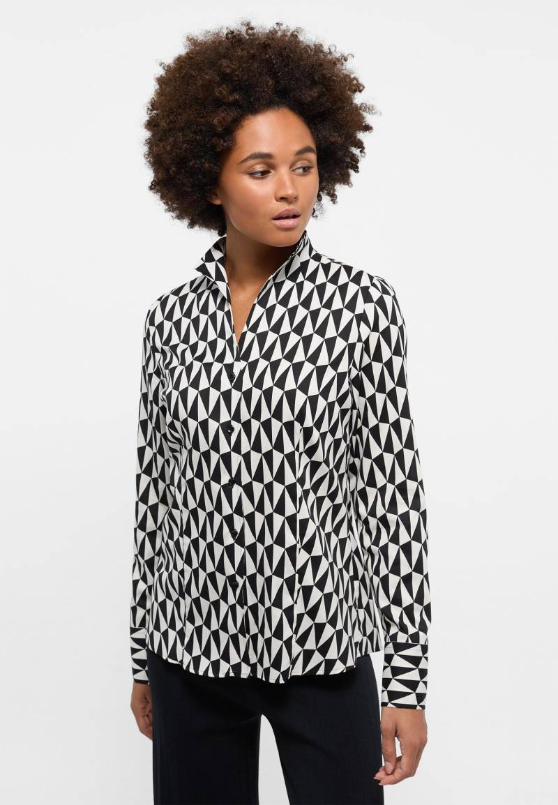 ETERNA - Bluse Satingewebe Langarm schwarz von ETERNA