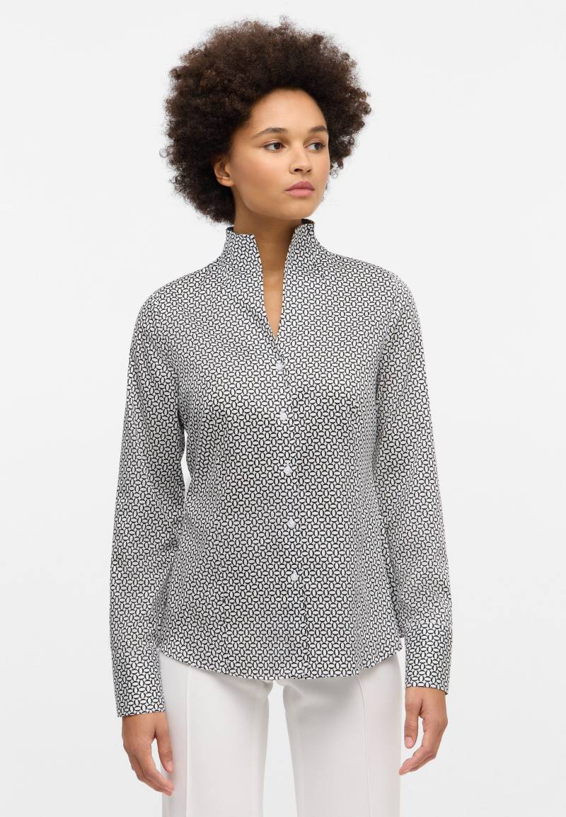 ETERNA - Bluse Satingewebe Langarm schwarz von ETERNA