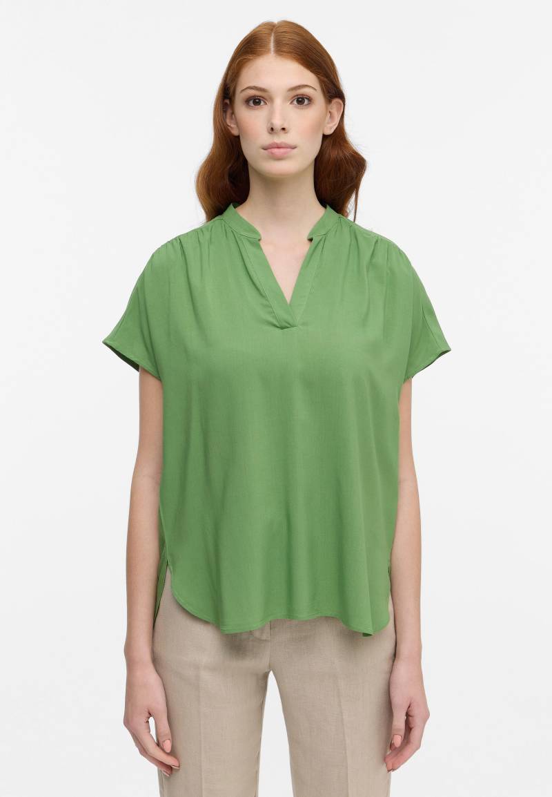 ETERNA - Bluse Viskose Kurzarm grün von ETERNA