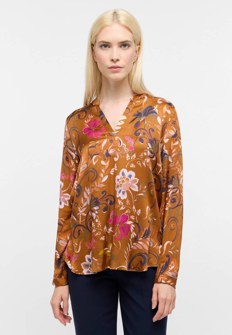 ETERNA - Bluse Viskose Langarm curry von ETERNA