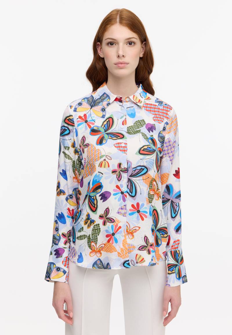 ETERNA - Bluse Viskose Langarm hellblau von ETERNA