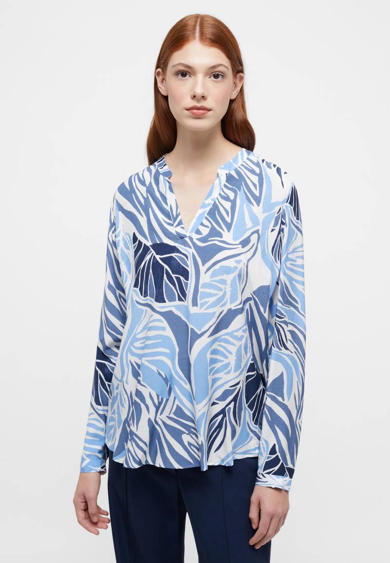 ETERNA - Bluse Viskose Langarm indigo von ETERNA