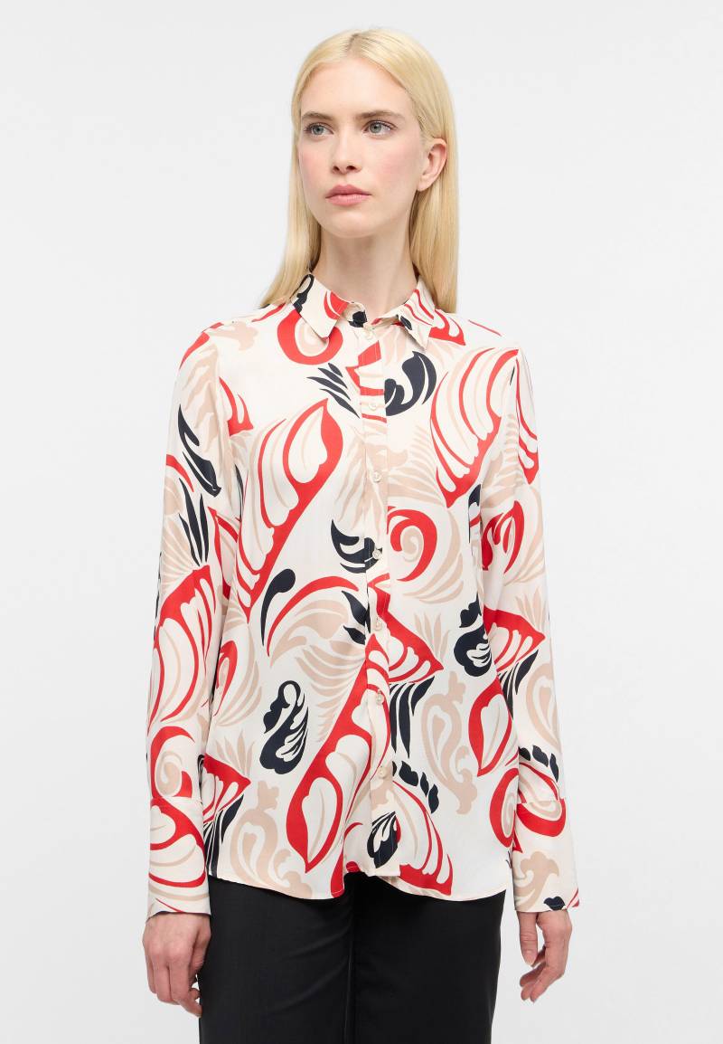 ETERNA - Bluse Viskose Langarm rot von ETERNA
