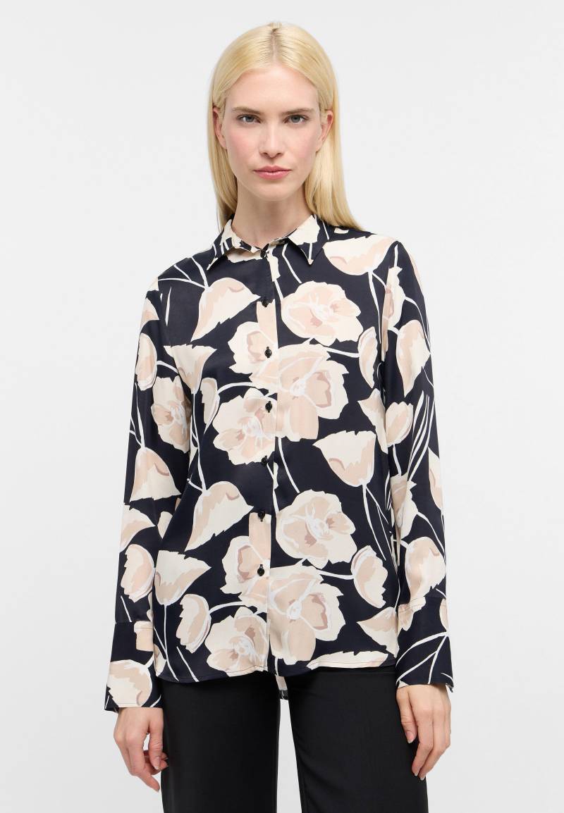 ETERNA - Bluse Viskose Langarm schwarz von ETERNA