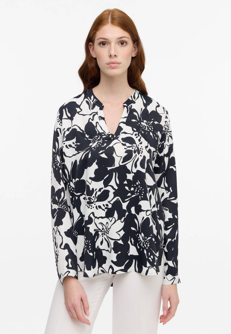 ETERNA - Bluse Viskose Langarm schwarz von ETERNA