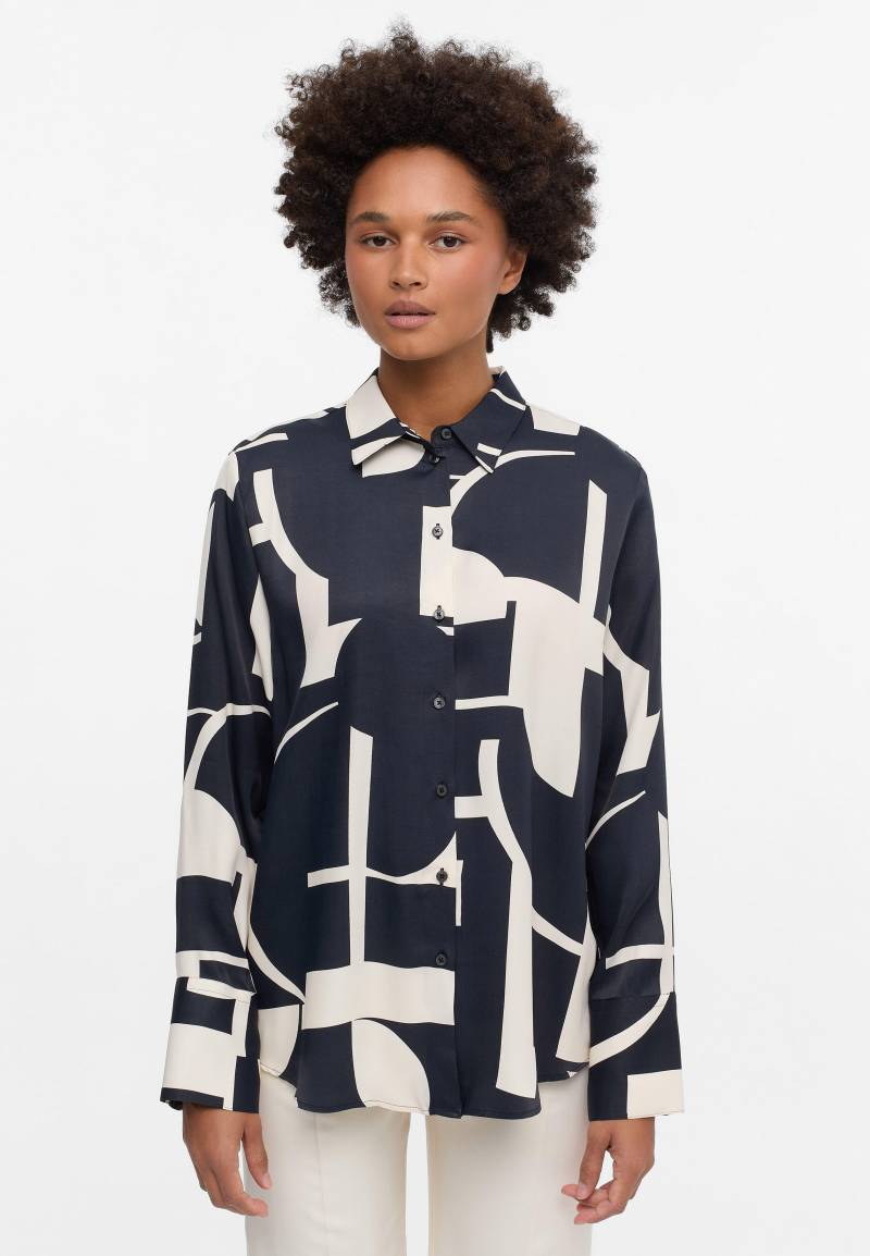 ETERNA - Bluse Viskose Langarm schwarz von ETERNA