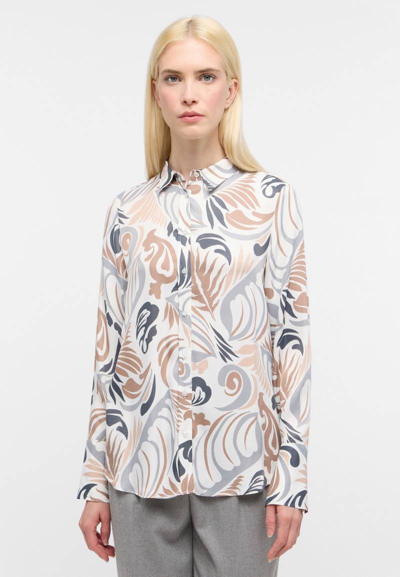 ETERNA - Bluse Viskose Langarm silber von ETERNA