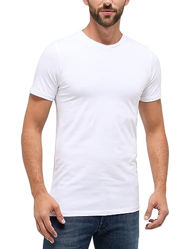 ETERNA Male Bodyshirt mit V-Hals Ausschnitt M_H, weiß von ETERNA