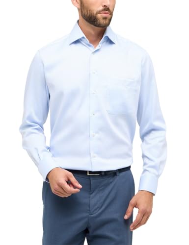 ETERNA Comfort Fit Cover Hemd Langarm Blickdicht Struktur hellblau Größe 44 ETERNA Comfort Fit Cover Hemd Langarm Blickdicht Struktur hellblau Größe 44 von ETERNA