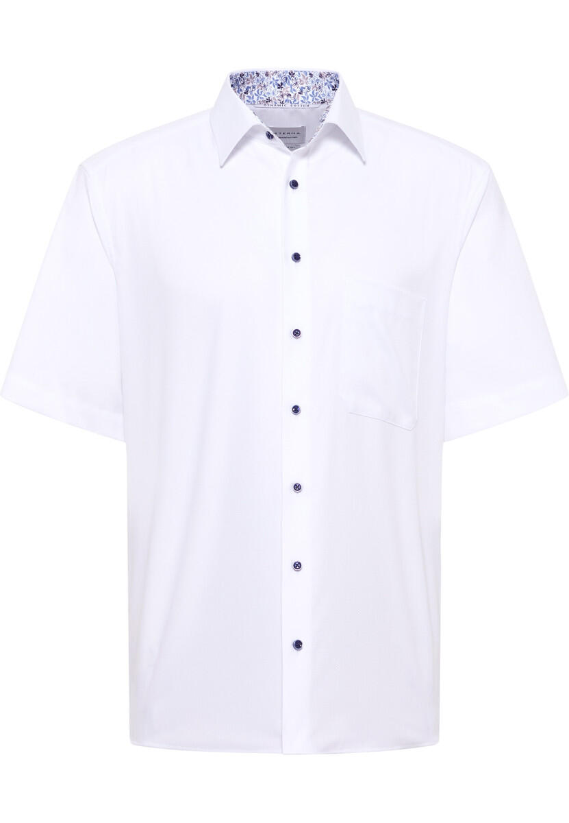 ETERNA - Comfort Fit: Hemd mit Kurzarm weiß - Gr. - 44 von ETERNA