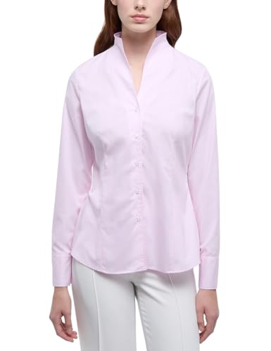 ETERNA Damen Baumwollstretchbluse Regular FIT 1/1 rosa 44_D_1/1 von ETERNA