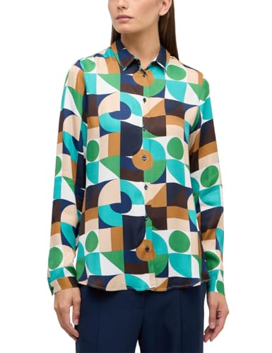 ETERNA Damen Hemdbluse Regular FIT 1/1 smaragd 46_D_1/1 von ETERNA