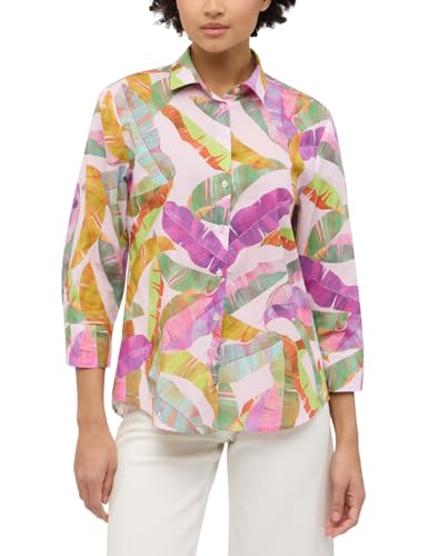 ETERNA Damen Hemdbluse Regular FIT 3/4 rosa 44_D_3/4 von ETERNA