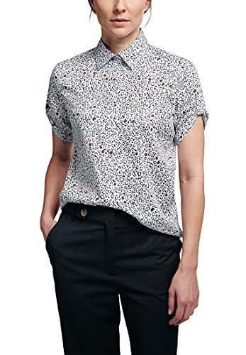ETERNA Damen Kurzarmbluse REGULAR FIT 1/2 weiß 48_D_1/2 von ETERNA