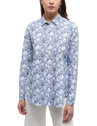 ETERNA Damen Oxford Shirt Regular FIT 1/1 Navy 42_D_1/1 von ETERNA