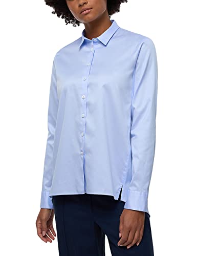 ETERNA Damen Soft Luxury Shirt Loose FIT 1/1 hellblau 34_D_1/1 von ETERNA