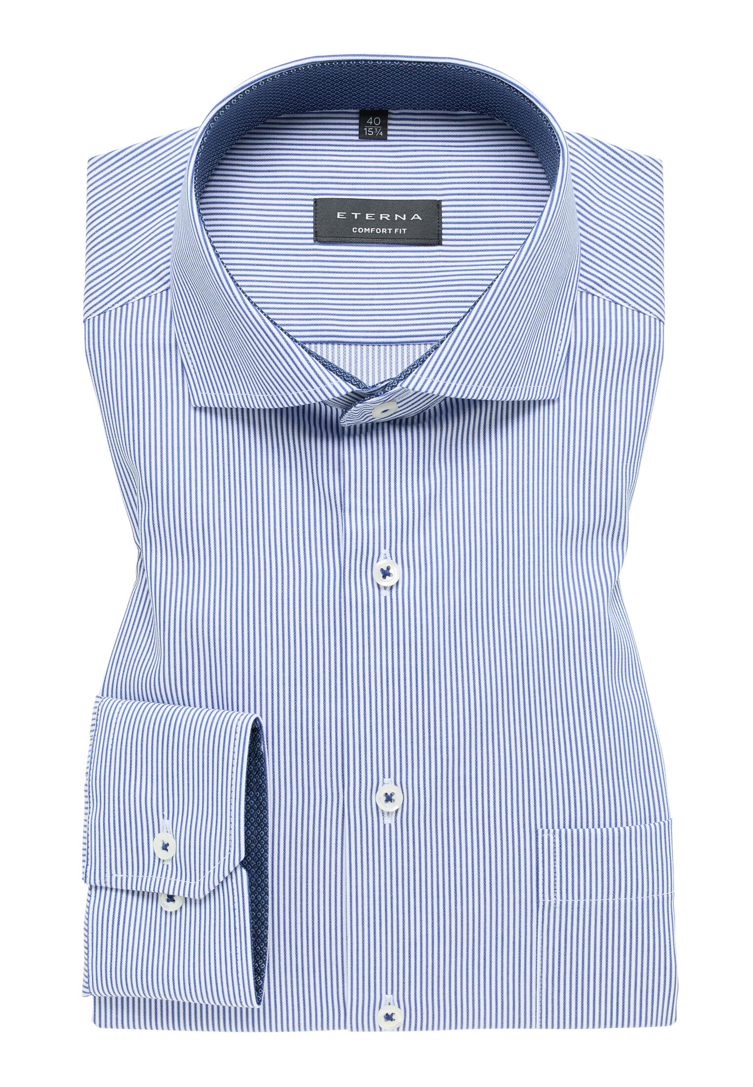 ETERNA - Hemd Cotelé Langarm royal blau von ETERNA