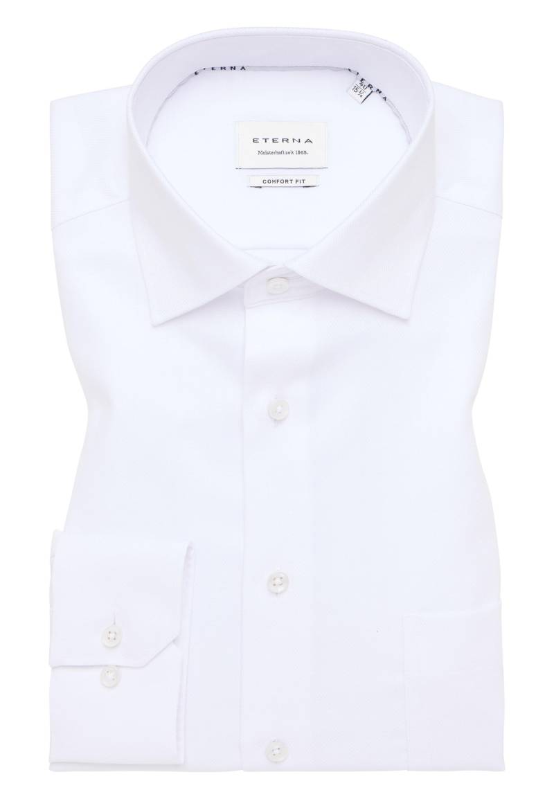 ETERNA - Hemd Fischgrat Langarm weiß von ETERNA