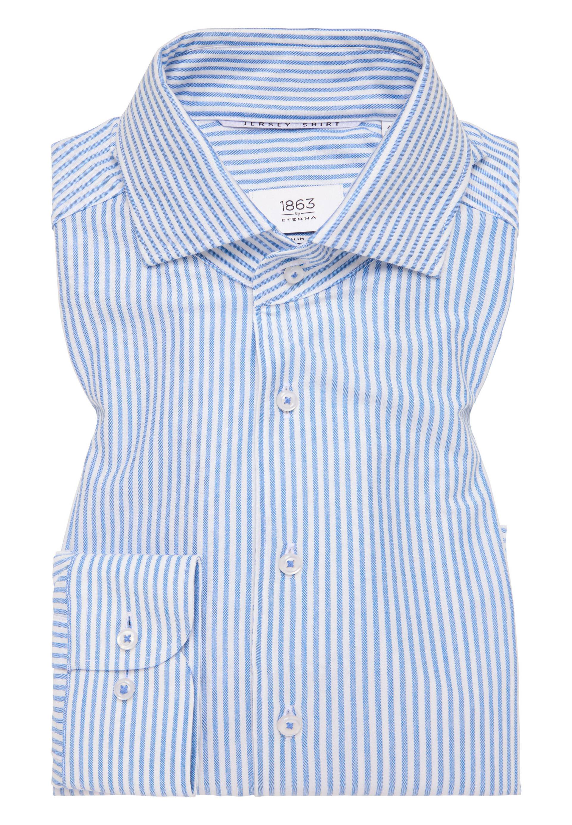 ETERNA - Hemd Jersey Langarm blau von ETERNA