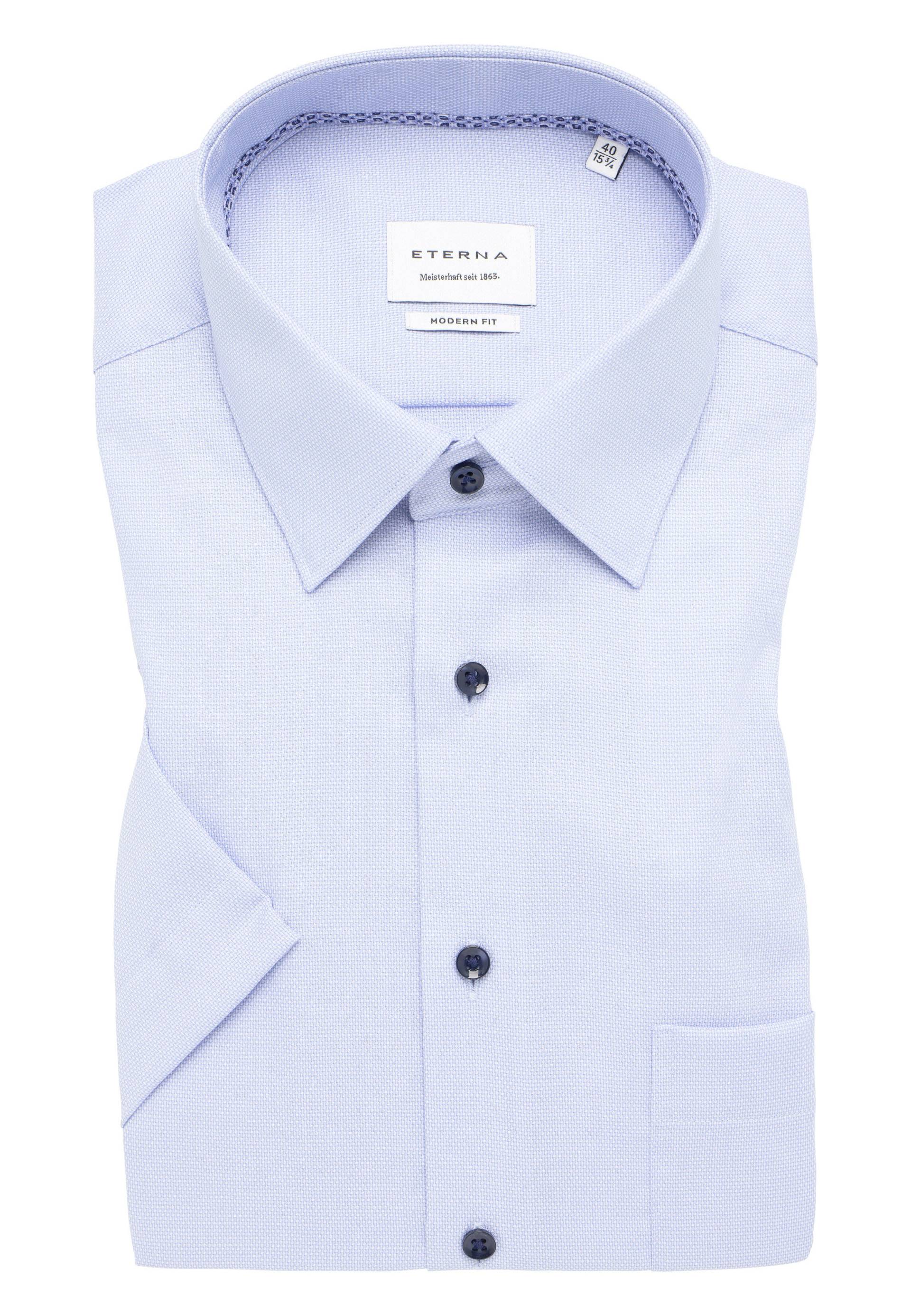 ETERNA - Hemd Kurzarm hellblau von ETERNA
